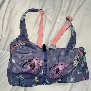 Victoria secret full zip padded sports bra incredible knock out ultra max